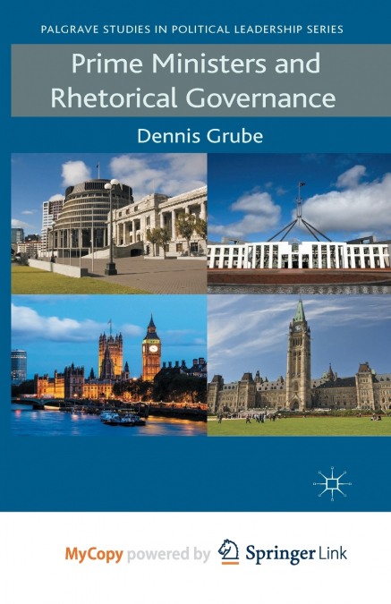 Prime Ministers and Rhetorical Governance