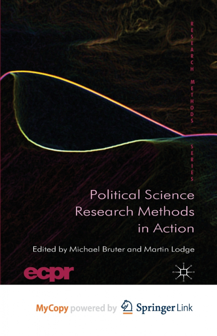 Political Science Research Methods in Action
