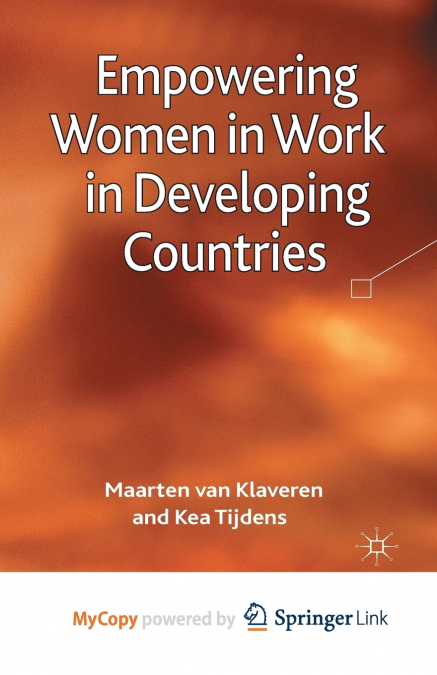 Empowering Women in Work in Developing Countries