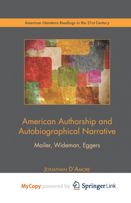 American Authorship and Autobiographical Narrative