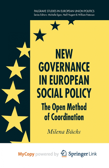 New Governance in European Social Policy
