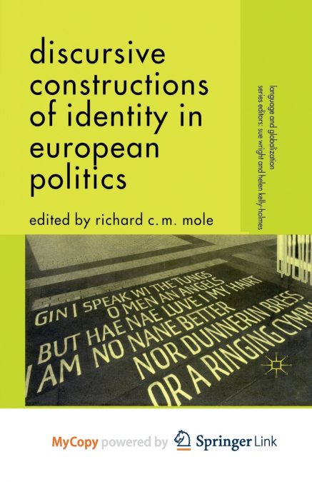 Discursive Constructions of Identity in European Politics