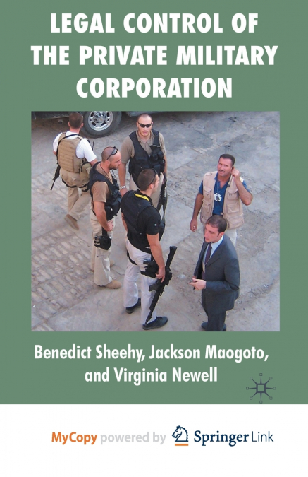 Legal Control of the Private Military Corporation