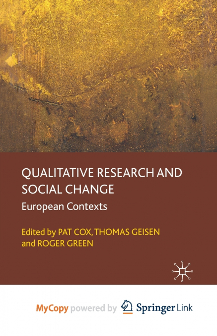 Qualitative Research and Social Change