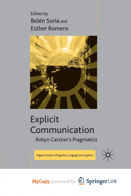 Explicit Communication
