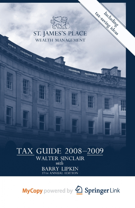 St James’s Place Tax Guide 2008-2009
