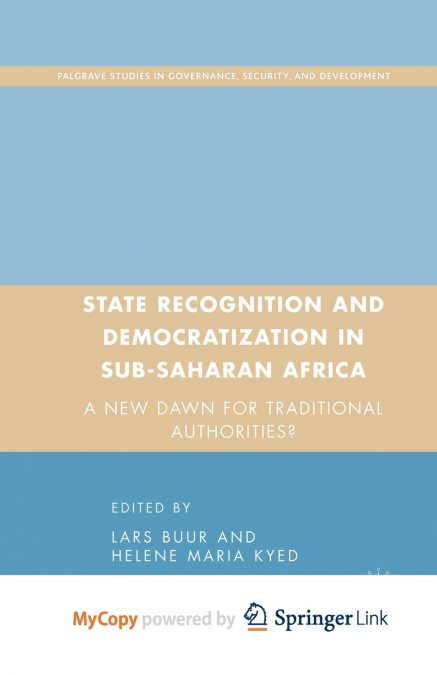 State Recognition and Democratization in Sub-Saharan Africa