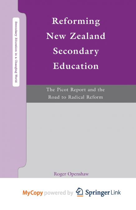Reforming New Zealand Secondary Education