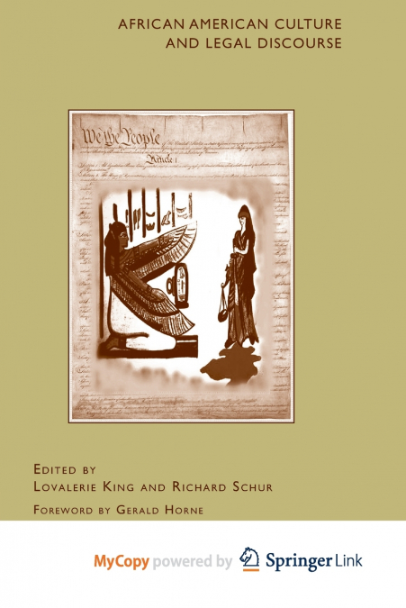 African American Culture and Legal Discourse