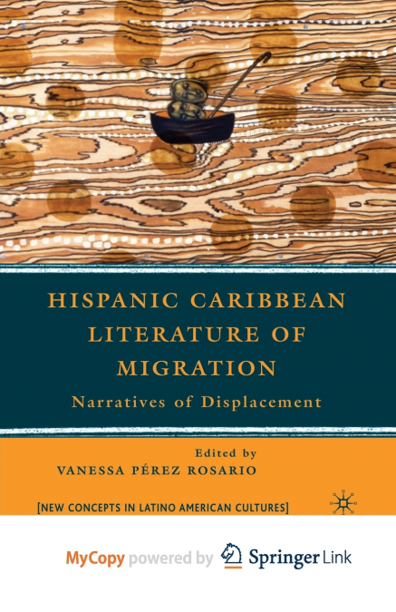 Hispanic Caribbean Literature of Migration