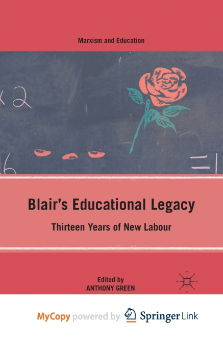 Blair’s Educational Legacy