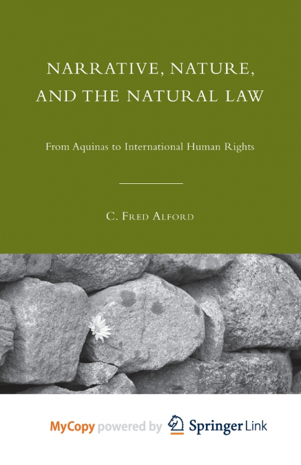 Narrative, Nature, and the Natural Law