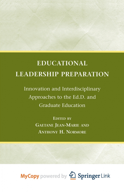 Educational Leadership Preparation