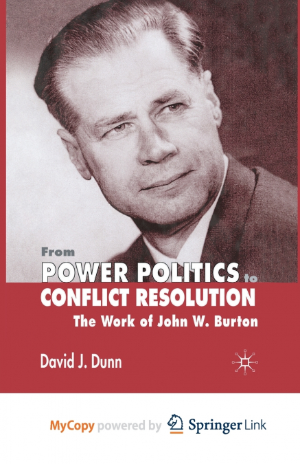 From Power Politics to Conflict Resolution