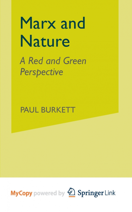 Marx and Nature