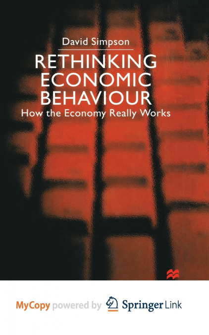 Rethinking Economic Behaviour