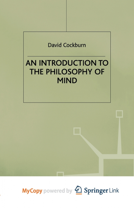 An Introduction to the Philosophy of Mind