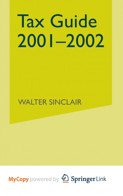 Tax Guide 2001-2002