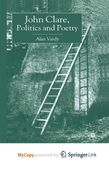 John Clare, Politics and Poetry