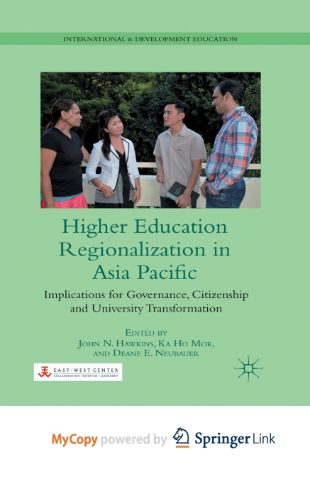Higher Education Regionalization in Asia Pacific