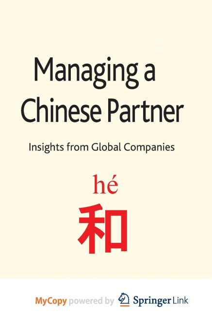 Managing a Chinese Partner