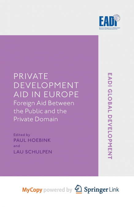Private Development Aid in Europe