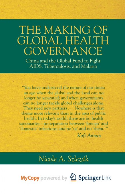 The Making of Global Health Governance