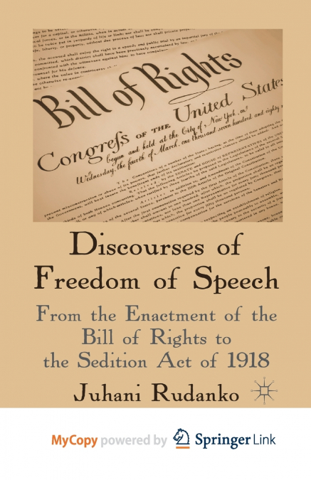 Discourses of Freedom of Speech