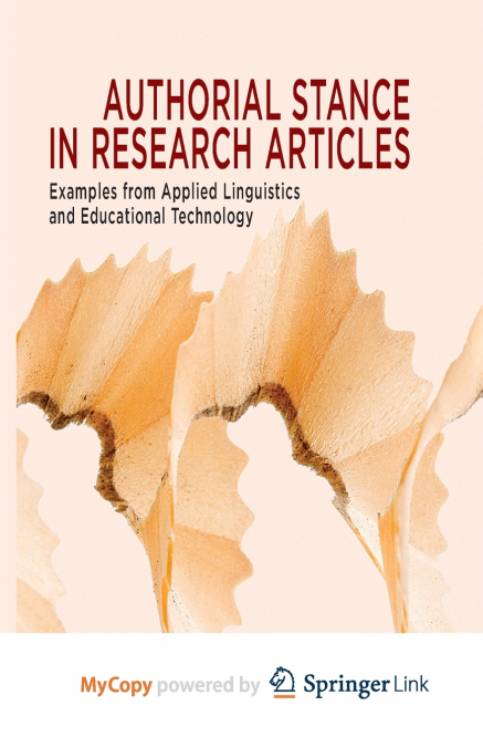 Authorial Stance in Research Articles