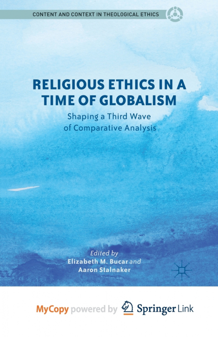 Religious Ethics in a Time of Globalism