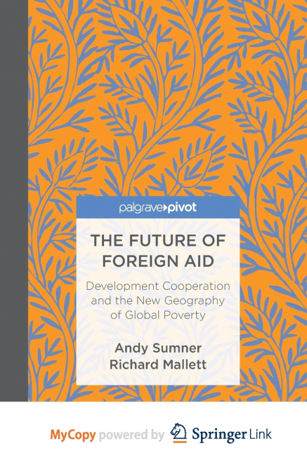 The Future of Foreign Aid
