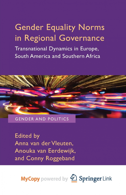 Gender Equality Norms in Regional Governance