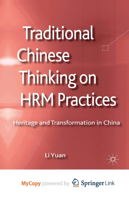Traditional Chinese Thinking on HRM Practices