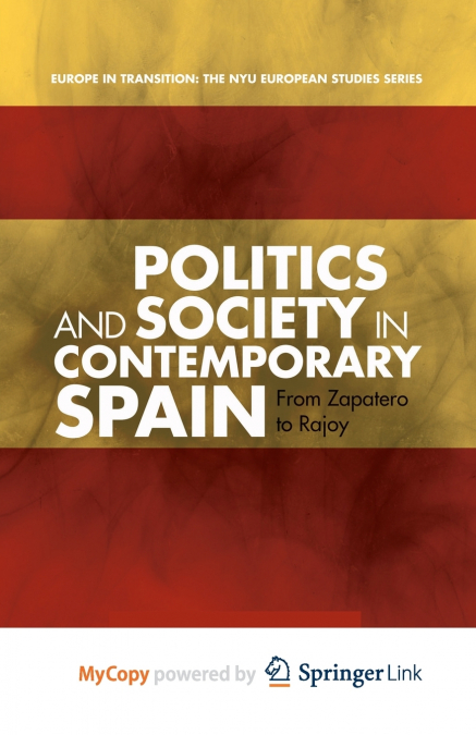 Politics and Society in Contemporary Spain
