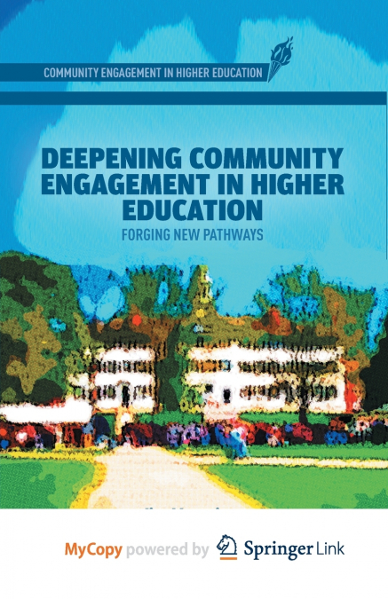 Deepening Community Engagement in Higher Education