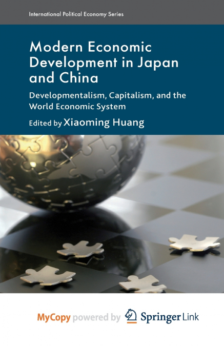 Modern Economic Development in Japan and China