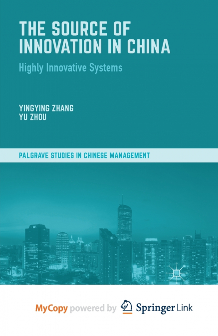 The Source of Innovation in China
