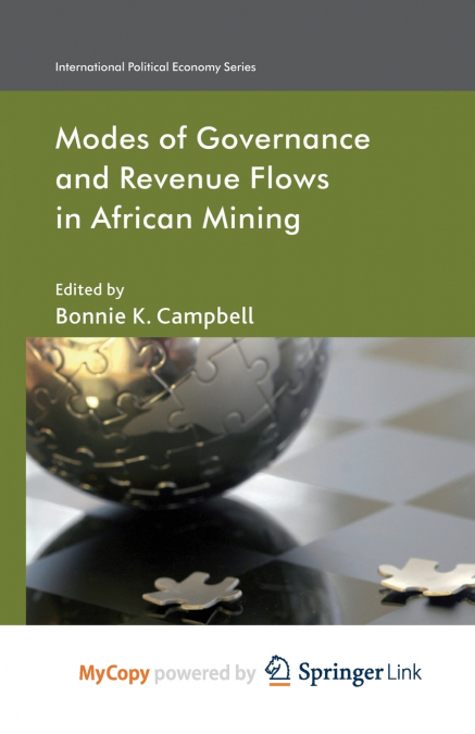 Modes of Governance and Revenue Flows in African Mining