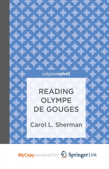 Reading Olympe de Gouges