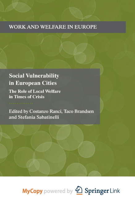 Social Vulnerability in European Cities