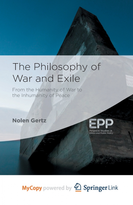 The Philosophy of War and Exile