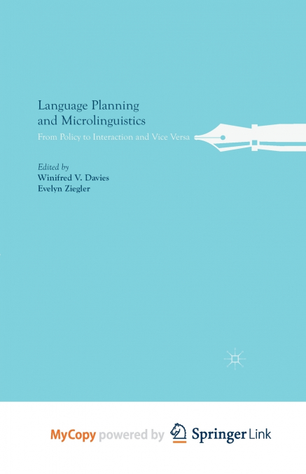 Language Planning and Microlinguistics