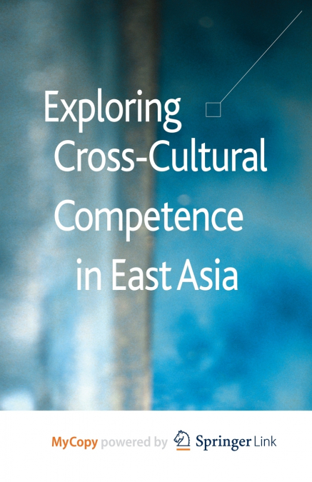 Exploring Cross-Cultural Competence in East Asia