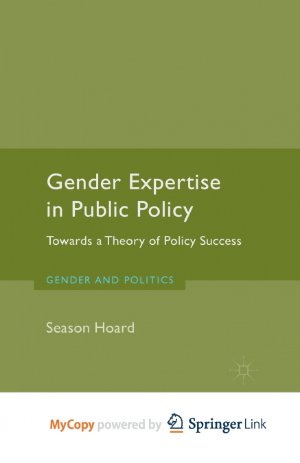 Gender Expertise in Public Policy