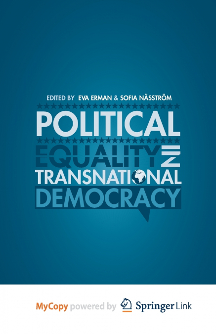 Political Equality in Transnational Democracy