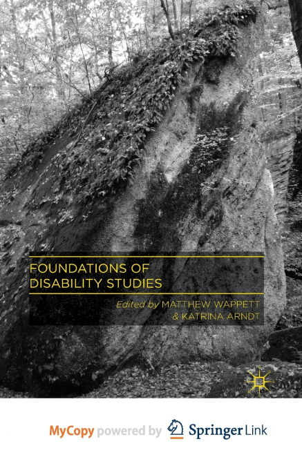 Foundations of Disability Studies