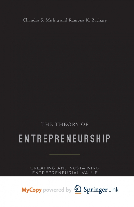 The Theory of Entrepreneurship