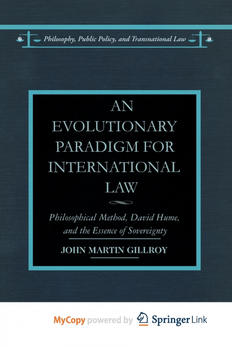 An Evolutionary Paradigm for International Law