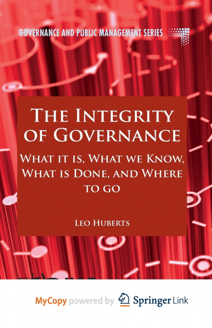 The Integrity of Governance