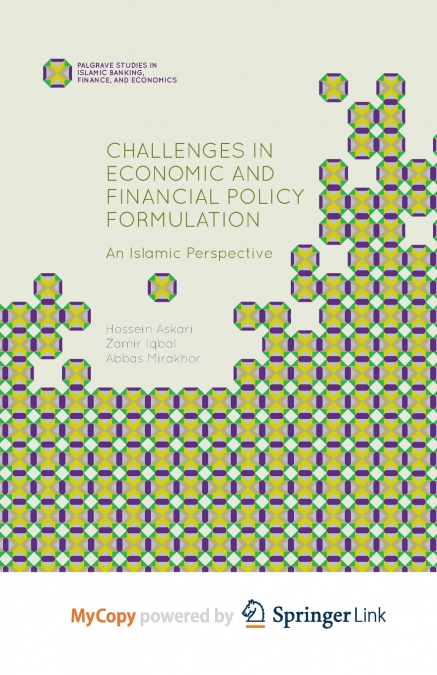 Challenges in Economic and Financial Policy Formulation